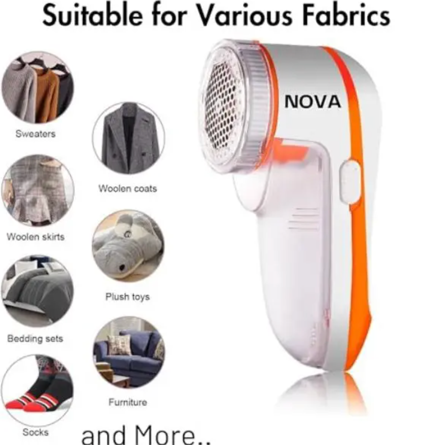 Nova Lint Remover Nlr-208 Electric Lint Remover For Clothes, Sweaters, Blankets, Jackets, Roya Remover
