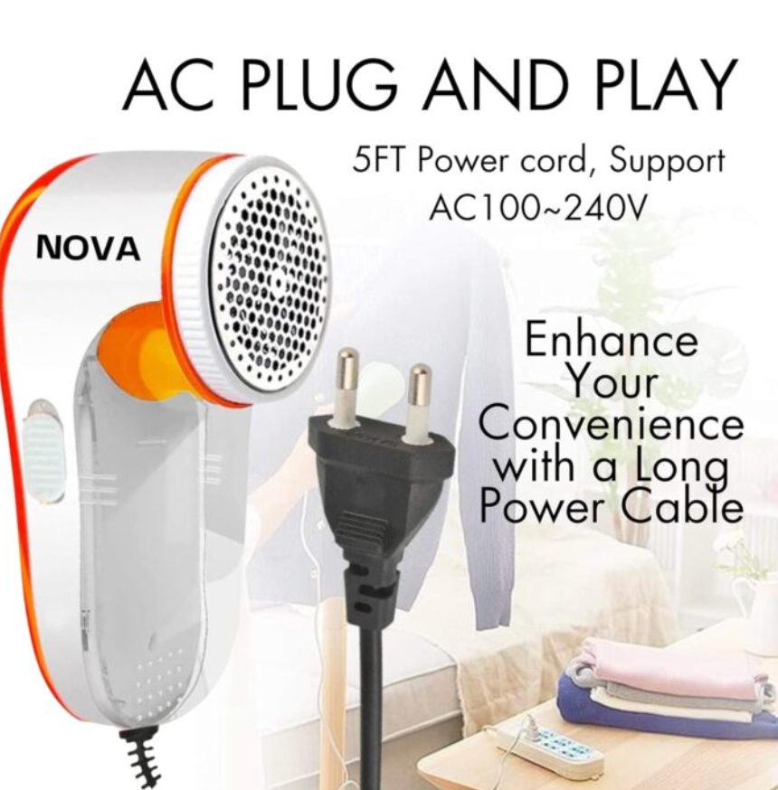 Nova Lint Remover Nlr-208 Electric Lint Remover For Clothes, Sweaters, Blankets, Jackets, Roya Remover