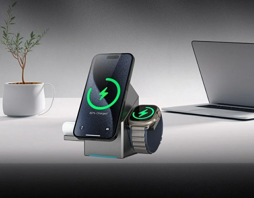 Rotating Magnetic Charging Station (WIRELES CHARGING)