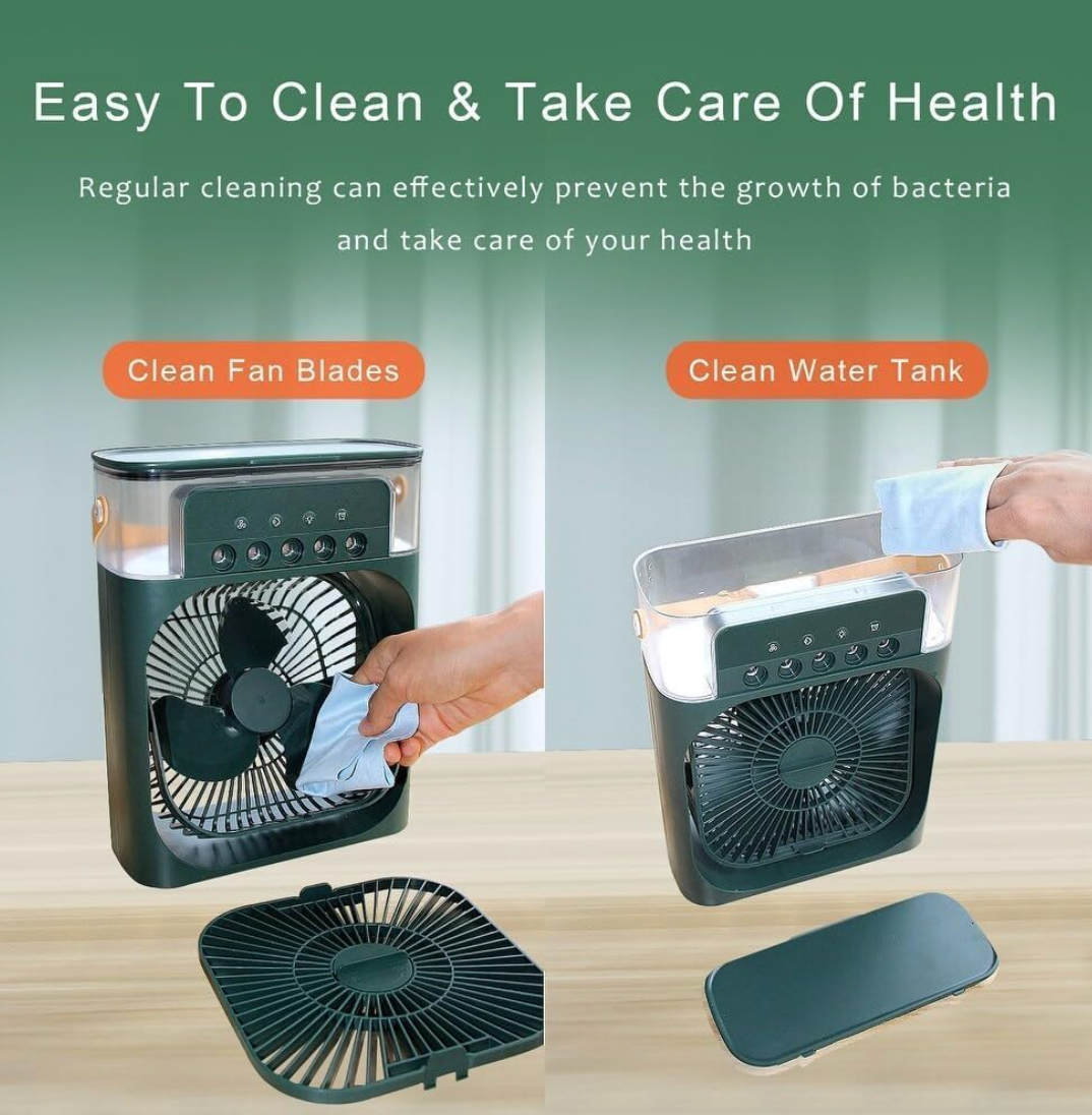 Portable Air cooler Table fan with humidifier