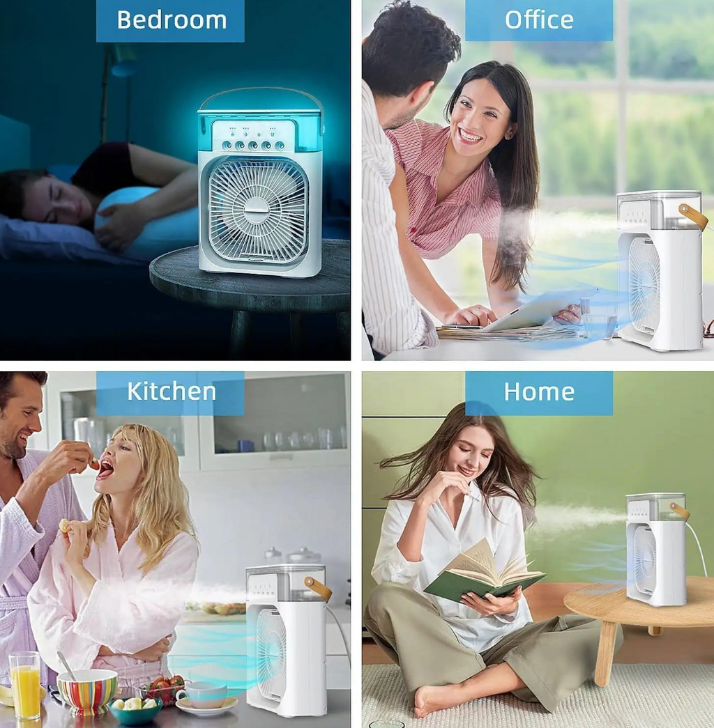 Portable Air cooler Table fan with humidifier