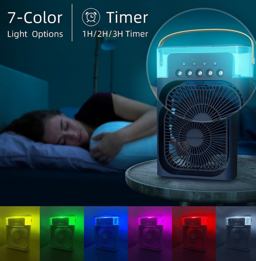 Portable Air cooler Table fan with humidifier