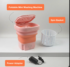 Portable Mini WASHING MACHINE (Foldable Washer and Spin Dryer)